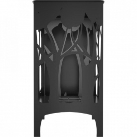 Биокамин Kratki FOXTROT стальной, без стекла, черный (FOXTROT/CZARNY/TUV)