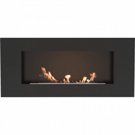 Биокамин Kratki GOLF FLAT стальной, без стекла, черный (GOLF/FLAT/TUV)