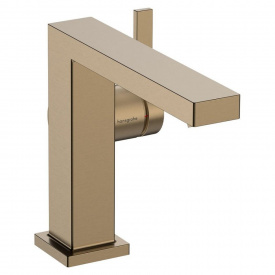 Смеситель для умывальника Hansgrohe Tecturis однорычажный, бронза (73023140)