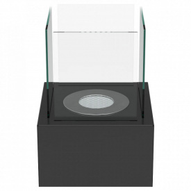 Биокамин Kratki TANGO стальной, со стеклом, черный (TANGO2/CZARNY/TUV)