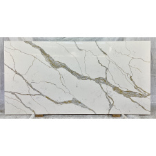 Кварцит Statuario gold 323х163х2см код 221129-1 