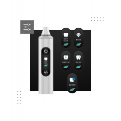 Звуковая зубная щетка VERTENZ Crystal 30 White Южноукраинск