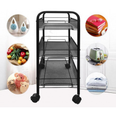 Стеллаж мобильный LEOBERT Loft Black Королёво