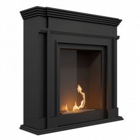 Биокамин Kratki LEGIONIS стальной, без стекла, черный (LEGIONIS/CZARNY/TUV)