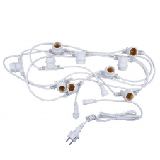 Гірлянда для вулиці під лампочки Feron CL50-8 Белт-лайт (Belt-light) 230 V 10хЕ27 5 м White