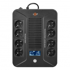 ИБП со ступенчатой синусоидой LogicPower LP-1000VA-8PS 600 Вт линейно-интерактивный (6900161620014)