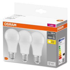 Лампочка Osram LED E27 13 Вт 2700К 3 шт Ізюм