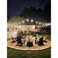 Гірлянда для вулиці Feron CL50-13 Белт-лайт (Belt-light) 230 V 20хЕ27 10 м White Вишневе