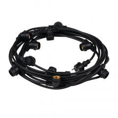 Вулична гірлянда Feron CL50-13 Белт-лайт 230 V 20*Е27 10 м Black Запоріжжя