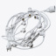 Гірлянда для вулиці Feron CL50-13 Белт-лайт (Belt-light) 230 V 20хЕ27 10 м White Вишневе
