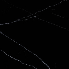Плитка Asia Pacific Nero Marquina Black High Polished 60х60 см Южноукраинск