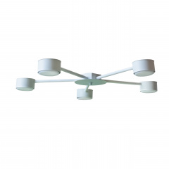 Люстра стельова MSK Electric Copter 5 плафонів GX53 NL 8040-5 WH Білий 618716 Чернівці