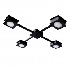 Люстра потолочная MSK Electric Space 4 плафона GX53 Черный NL 12040-4 BK Херсон