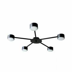 Люстра потолочная MSK Electric Space 5 плафонов GX53 Черный NL 8040-5 BK Васильков