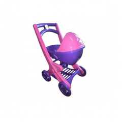 Коляска для ляльок з люлькою Doloni Toys рожево-фіолетова 0-0121 Луцьк