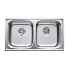 Мийка кухонна Haiba 78x43 см Double (HB0567) Херсон