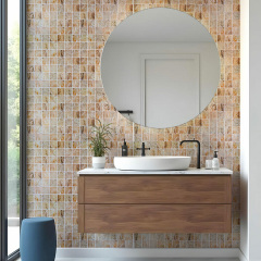 Декоративная ПВХ панель Sticker Wall 960x480x4 мм Бежевый (D) SW-00002481 Первомайск