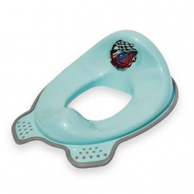 Дитяче сидіння для унітазу із гумовими вставками Irak Plastik CM-240 блакитне
