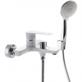 Змішувач для ванни з коротким виливом Mixxus Premium Eva 009 Euro Білий (MI5811)