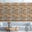 Панель стінова 3D Sticker Wall SW-00002002 700x700x4 мм Коричневий (991944000) Бровари