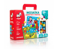 Мозаика деревянная Vladi Toys Зоопарк (ZB2002-02)