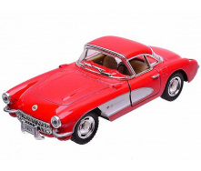 Машинка инерционная Kinsmart Chevrolet Corvette 1957 KT5316W 1:34 Красный