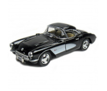 Машинка инерционная Kinsmart Chevrolet Corvette 1957 KT5316W 1:34 Черный