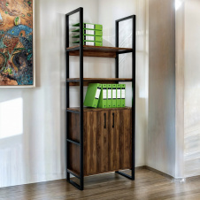 Стелаж офісний Tobi Sho LOFT Volcano СЛВ/3 для документів, 800x400x1900 мм Фаєрвуд