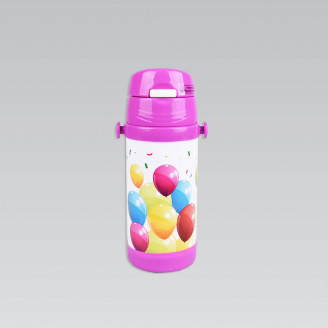 Термос с трубочкой 350 мл Maestro MR-1640-35 Pink