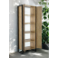 Шафа офісна Tobi Sho LOFT Gold ШЛГ/4 для документів з полицями, 800x400x1900 мм Дуб аппалачі Ворожба