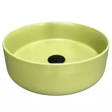 Умывальник накладной VBI Prato 355x355 круглый, оливковый матовый (VBI-011402)