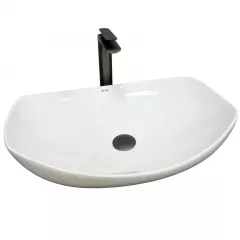 Умывальник накладной VBI Ostuni 565x405 полукруглый, белый (VBI-012601) Охтирка