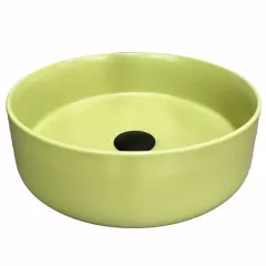 Умывальник накладной VBI Prato 355x355 круглый, оливковый матовый (VBI-011402) Славянск