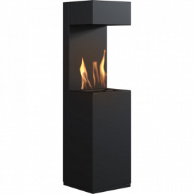 Газовый обогреватель Kratki Sierra 11,5 кВт сталь, с газовим пальником AQF 02, черный (AQF/02/SIERRA/G30/37MBAR/ZESTAW)