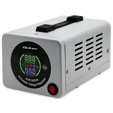 Стабилизатор напряжения Qoltec AVR-500VA 400 Вт релейный, аналоговая индикация