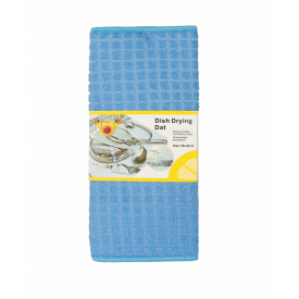 Коврик тканевый для мокрой посуды 30*40 см KL-60 Kornel Голубой