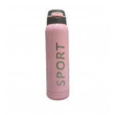 Термос-поїлка з трубочкою 500 мл Sport Stenson MT-3455 Pink