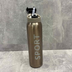Термос-поїлка з трубочкою 500 мл Sport New Stenson MT-3455-0,5 золотий Луцьк