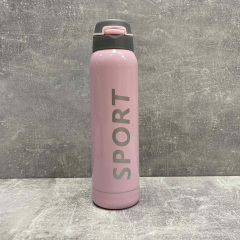 Термос-поїлка з трубочкою 500 мл Sport Stenson MT-3455 Pink Київ
