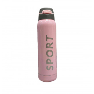 Термос-поилка c трубочкой 500 мл Sport Stenson MT-3455 Pink
