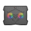 Кулер подставка для ноутбука MeeTion CoolingPad CP2020 с RGB подсветкой Black Луцк