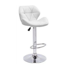 Стілець барний високий Старлайн білий Ковель