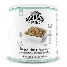 Рис терияки с овощами и кусочками говядины Augason Farms 14 порций (101115)