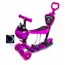Самокат детский Scooter Божья коровка 5 in 1 Pink (20459040)