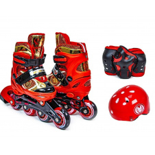 Комплект роликов "Iron Man" Red (размер 35-38) 748179468