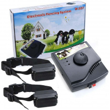 Электронный забор для собак с 2мя ошейниками Pet W-227B (100838-2)