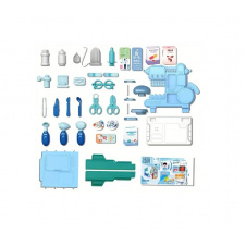 Игровой набор врача Chengmei Toys Medical Station 40 х 17 х 55 см Blue (149079)