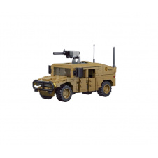Детский конструктор Come Alive Hummer Pingao Blocks 318 деталей Коричневый (1019217320)