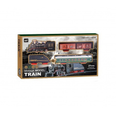 Железная дорога Yufeng Vintage Model Train 4 вагона и локомотив Разноцветный (141428)