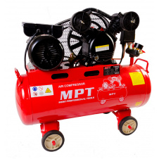 Фото - Компрессор MPT PROFI 50 л 1500 Вт/2 л.с 1050 об/мин 170 л/мин 8 атм Red and Black (MAC20503B) Компрессор MPT PROFI 50 л 1500 Вт/2 л.с 1050 об/мин 170 л/мин 8 атм Red and Black (MAC20503B)